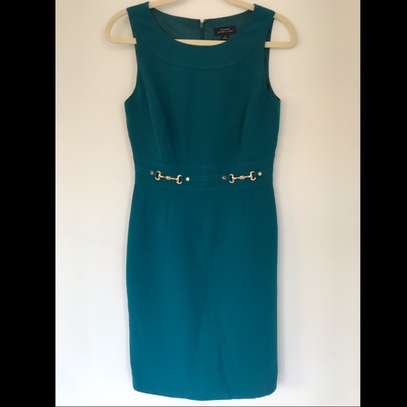 Tahari Dresses & Skirts - Tahari aqua/turquoise sleeveless dresss